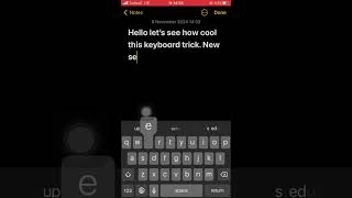 iPhone Keyboard Shortcut DoubleTap for Quick Punctuation iphonetips shortsvideo iphone [upl. by Eppie]