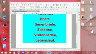 OpenOffice Aufzählung und Nummerierung [upl. by Haerle458]