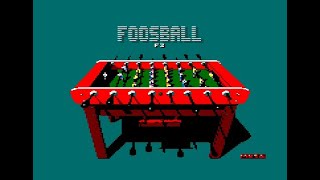 Foosball F3 Review for the Amstrad CPC by John Gage [upl. by Rozanna940]