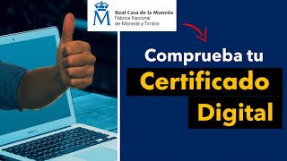 Como Comprobar el Certificado Digital 2024 ✅ VERIFICAR Certificado Digital FNMT [upl. by Anerhs382]