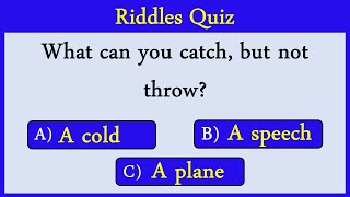 Riddles Quiz 4 Can You Score 1010 [upl. by Lady789]