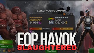 Juggy Slaughteres EOP Havok  MCOC [upl. by Hcone]