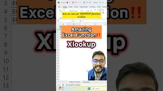 Excel Amazing Function‼️Xlookup  Learn Microsoft Excel excel exceltips exceltricks shorts [upl. by Waltner]