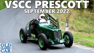 The VSCC Prescott hillclimb  the SIGHTS amp SOUNDS of historic racing cars at speed ERA Bugatti [upl. by Amerigo577]