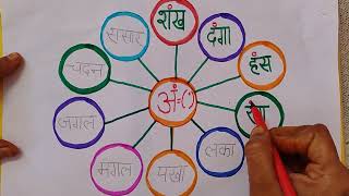 Learn Ang ki matra vale shabd in Hindi 🔴🔴🟡 [upl. by Annuahs]