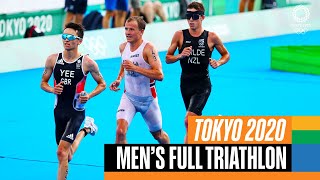 Mens FULL Triathlon 🏊‍♂️🚴‍♂️🏃‍♂️  Tokyo Replays [upl. by Adnolohs]