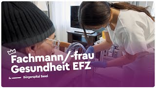 Hilf deinen Mitmenschen als Fachmannfrau Gesundheit EFZ  Lehrstellenvideo  Yousty [upl. by Anirrok]