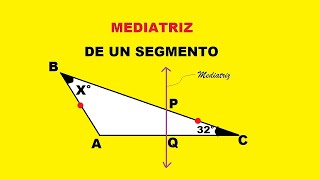 ✅APLICACIÓN DE LA MEDIATRIZ TRIÁNGULOS ISÓCELES  Ejercicio [upl. by Knight879]