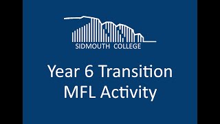 Year 6 Transition Activity  MFL [upl. by Clarabelle]