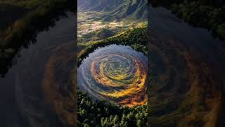 Mysterious whirlpool nature whirlpool shorts subscribe healing [upl. by Llewxam]