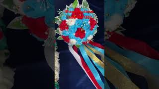 organdy flowers weddingbouquet weddingaccesories [upl. by Deraj]