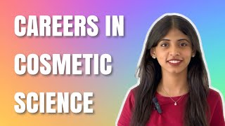 Job Prospects and Careers in Cosmetic Science  Cosmetic Chemist [upl. by Rednasela]