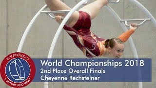 World Championships in Gymwheel 2018 Finals Cheyenne Rechsteiner [upl. by Ymia]