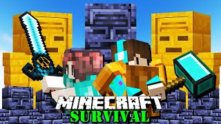 DUO BUCIN MELAWAN PASUKAN PATUNG MUMI FIRAUN YANG JAHAT  Minecraft Survival Bucin Adventure 8 [upl. by Savinirs494]