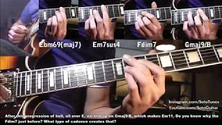 Snarky Puppy Guitar Tutorial  Cory Henrys Solo crazy voicings on Lingus [upl. by Avivah957]