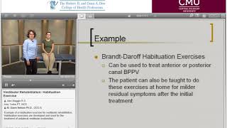 Vestibular Rehabilitation Habituation Exercise [upl. by Shaughnessy]