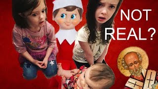 ELF ON THE SHELF NOT REAL  Telling Our Kids also SANTA [upl. by Maia]