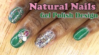 Natural Nails Gel Polish Design  LongHairPrettyNails [upl. by Frasco]