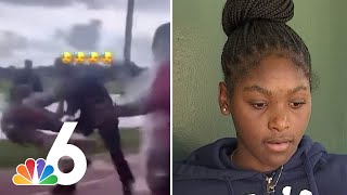 WATCH MiamiDade Schools officer slams 15yearold student to the ground [upl. by Aicaca]