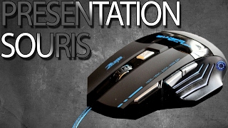 PRESENTATION SOURIS ZELOTES T80  MEILLEUR SOURIS A 10€   FR HD [upl. by Emiatej]