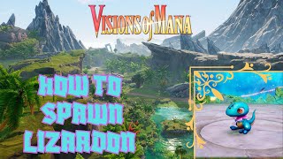 Visions of Mana  How to spawn Lizardon KNOW THINE ENEMY [upl. by Koran550]