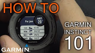 How to use Garmin Instinct User Guide 101 [upl. by Diamante]