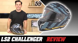 LS2 Challenger GT  C Helmet Review at SpeedAddictscom [upl. by Nimrac]