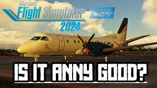 Saab 340B Review l Microsoft Flight Simulator 2024 [upl. by Ferreby]