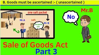 3  Passing of Property  Unascertained Goods  CA Foundation law  Unit 3  Transfer of Ownership [upl. by Ainnek]