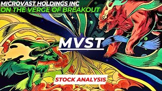 ON THE VERGE OF BREAKOUT  MVST STOCK ANALYSIS  MICROVAST HOLDINGS INC STOCK [upl. by Azmah753]