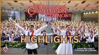 HIGHLIGHTS 9th Junior High School Completion Ceremony [upl. by Auhsot]