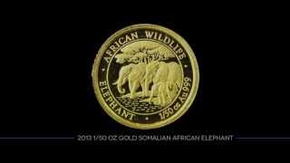 2013 150 oz Gold Somali Elephant [upl. by Winwaloe]