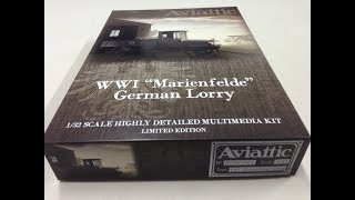 Aviattic 132 Marienfelde Lorry  Daimler 45d 1917 Truck [upl. by Allerus]