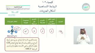 أشكال الجزيئات نموذج التنافر بين أزواج التكافؤ، التهجين  الكيمياء 21 [upl. by Myke218]