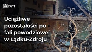 🔴 powódź  Śmieci drzewa zwłoki zwierząt Pozostałości po fali powodziowej w LądkuZdroju [upl. by Uhn]