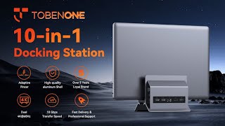 TobenONE USB C Dock  The Ultimate 10in1 Adapter You Need [upl. by Lehman]