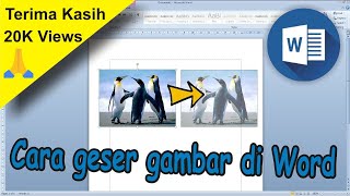 Cara Menggeser Gambar di Microsoft Word 2010 [upl. by Nashoma]