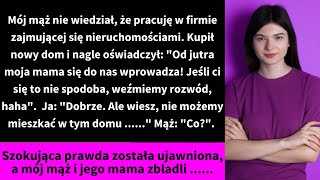 Mój mąż nie wiedział że pracuję w firmie zajmującej się nieruchomościami Kupił nowy dom i nagle [upl. by Eitnom]