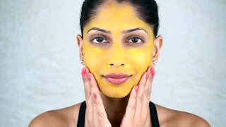 Easy Turmeric Face Mask Tutorial With Arshias Makeup [upl. by Assener]