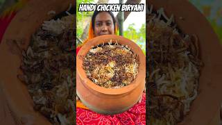 Handi Chicken Biryani Recipe In village style biryani [upl. by Attelra]