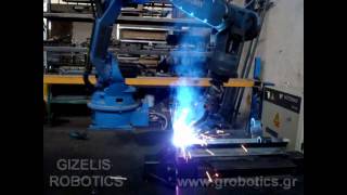 Robot MIG Welding application [upl. by Ellekim]