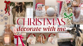 CHRISTMAS DECORATE WITH ME 🎄 Decorating for Christmas 2023  Christmas kitchen decor 🎅🏻 [upl. by Reinhart]