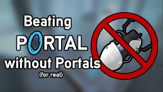 How Speedrunners Beat Portal Without the Portal Gun [upl. by Dlonyar478]