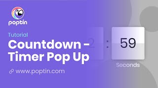 Countdown Popup  How to Create a Timer Pop Up [upl. by Nnylsor]