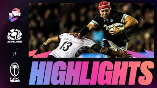 HIGHLIGHTS  SCOTLAND V FIJI  AUTUMN NATIONS SERIES 2024 [upl. by Nuhs]