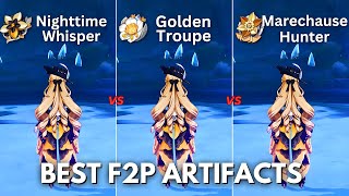 Navia Artifacts Comparison  Best Build for C0 Navia  Genshin Impact [upl. by Landis]