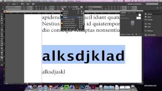 Manejo de Textos Indesign CC Basico [upl. by Wilmer]