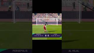 یه پنالتی نرم و ملو fifa football worldcup fifaworldcup pes alhilal persepolis neymar pesp [upl. by Warram792]