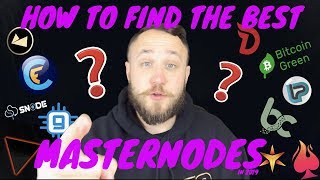 HOW TO FIND THE BEST MASTERNODES IN 2019 [upl. by Joshia]