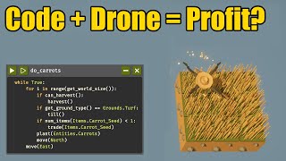 Drone Programming Game  The Farmer Was Replaced [upl. by Bryna]